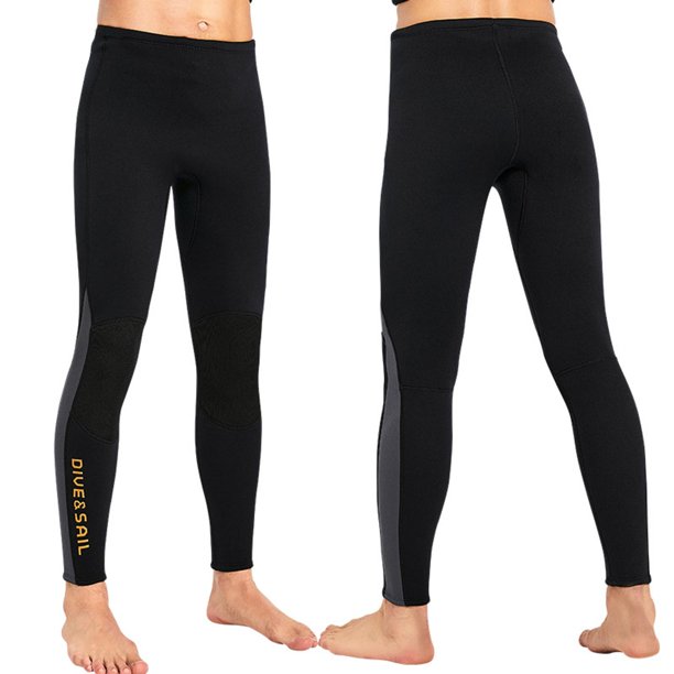 Buceo traje de neopreno pantalones polainas surf traje de ba o pesca canoa hombre negro XXXL Sharpla Pantalones de buceo