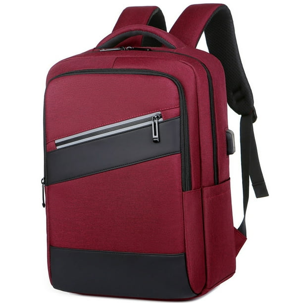 Mochila para laptop para mujer, mochila escolar para adolescentes, mochila  grande de 15.6 pulgadas para niñas con puerto de carga USB, mochila de