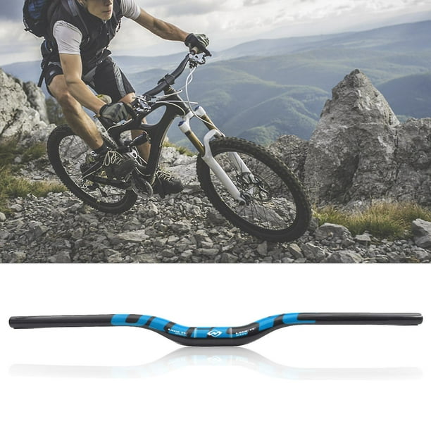Manillar integrado de fibra de carbono para bicicleta de montaña