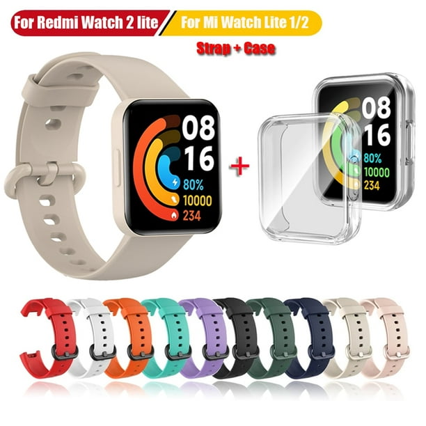 Correa de reloj para Xiaomi Mi Watch Lite, correa de repuesto de silicona  para Redmi Watch 2 Lite, pulsera de correa Tan Jianjun unisex