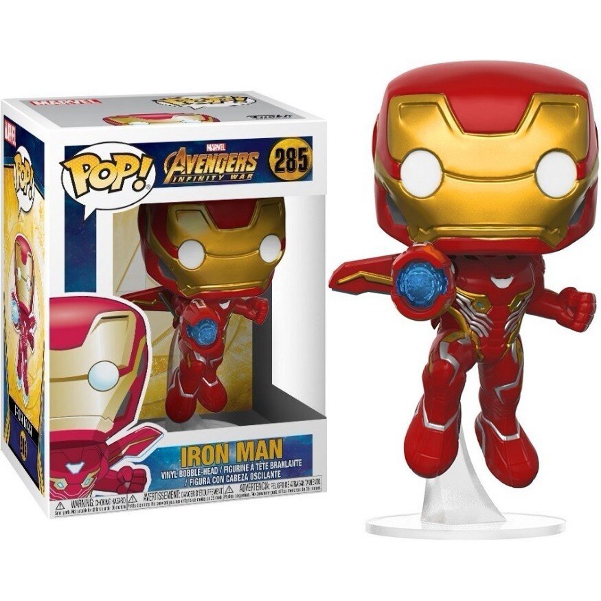 Funko Pop Iron Man 338 Marvel Avengers Vengadores Tony Stark