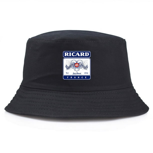 Unisexe Summer Reversible RICARD Bucket Hats Man Women Cotton