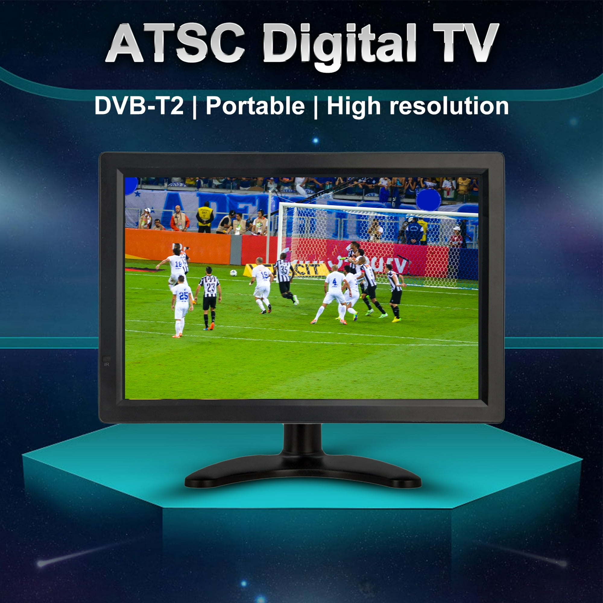 10 pulgadas Hd Tv portátil Dvb-t2 digital y analógico Mini small