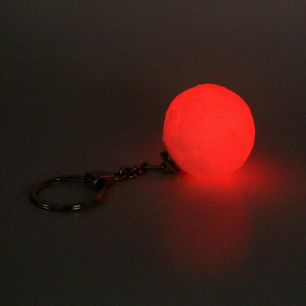 Moon Keychain with LED Llavero de luna con LED | 3D Print Model