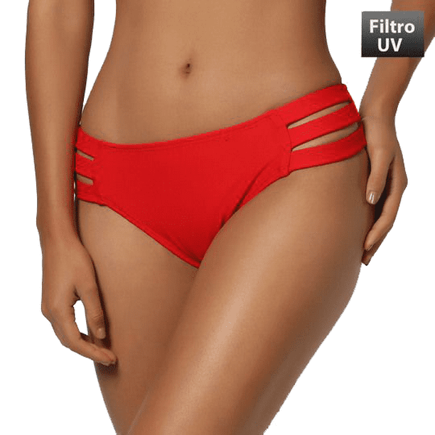 Calzon rojo online mujer