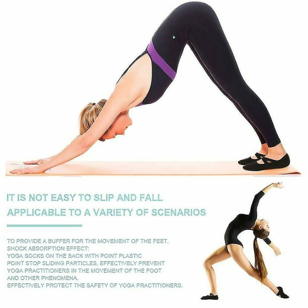 10 calcetines antideslizantes de mujer para Yoga o Pilates