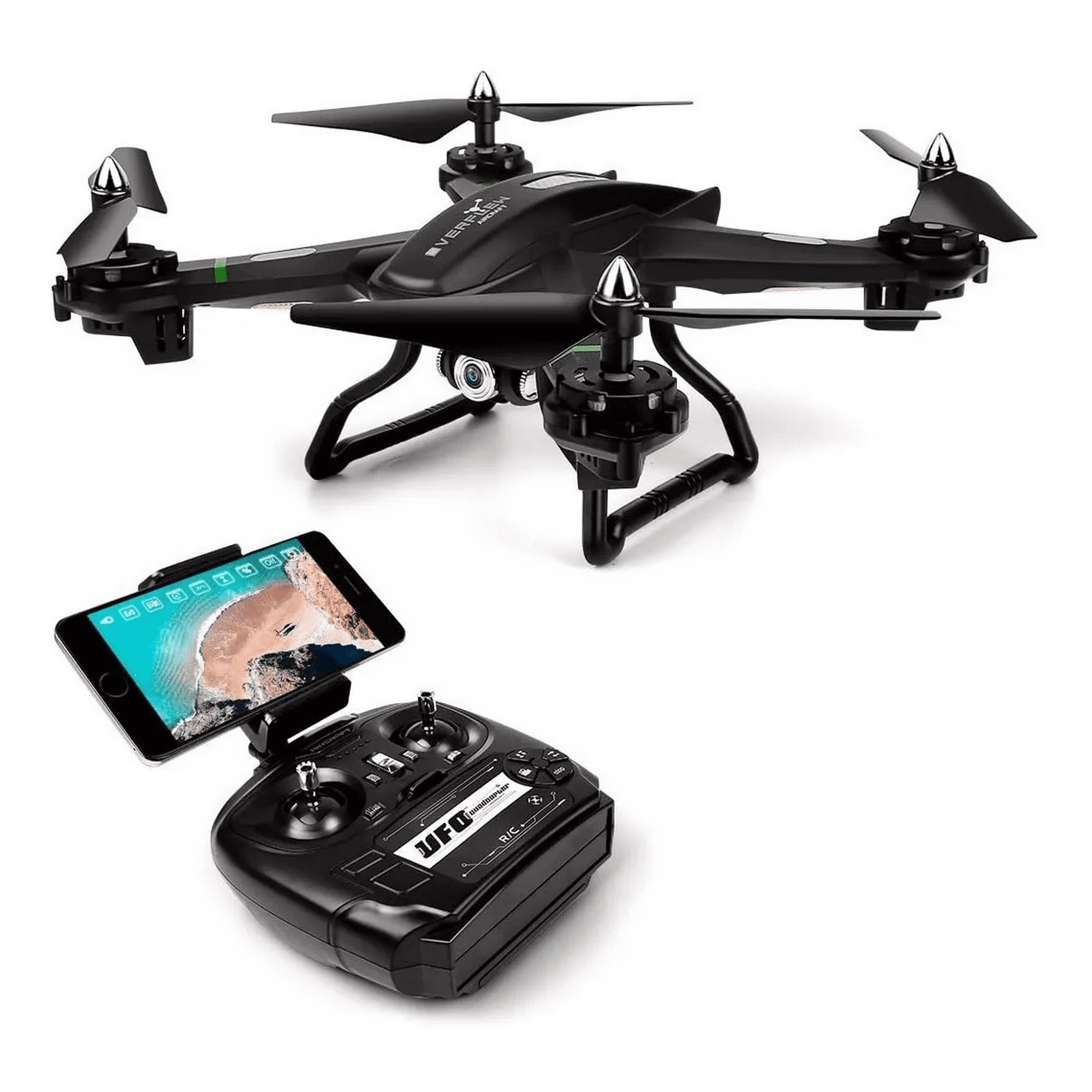 Drone quadcopter villande camara wifi y app profesional bitwow dron wifi