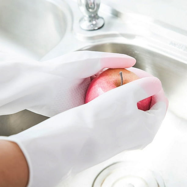 Guantes de goma de cocina de silicona reutilizables a prueba de agua