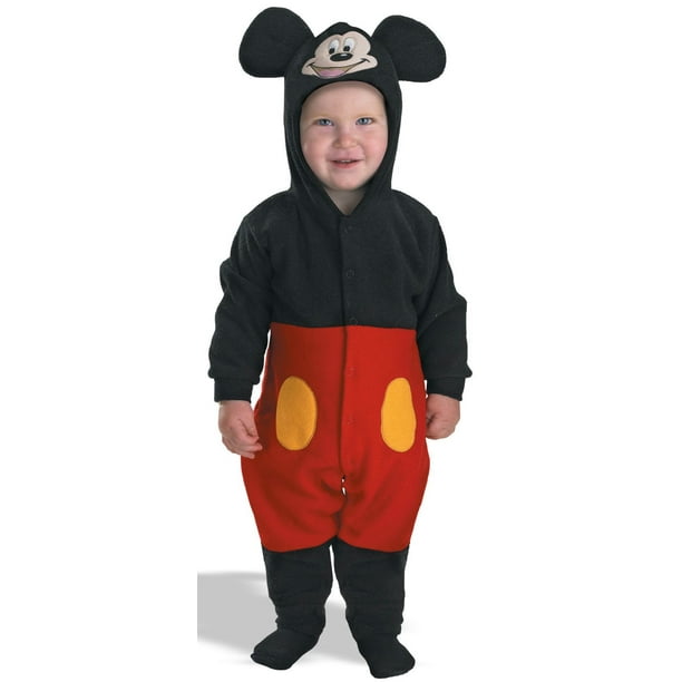 Disfraz Premium Infantil Disguice Mickey-Disney De Bebé Color Negro  Talla:18M