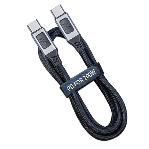 Mitzu® Cable tipo C carga rápida 3A, 1 m, negro