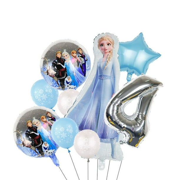  5 globos de princesa de Disney para niños, cumpleaños