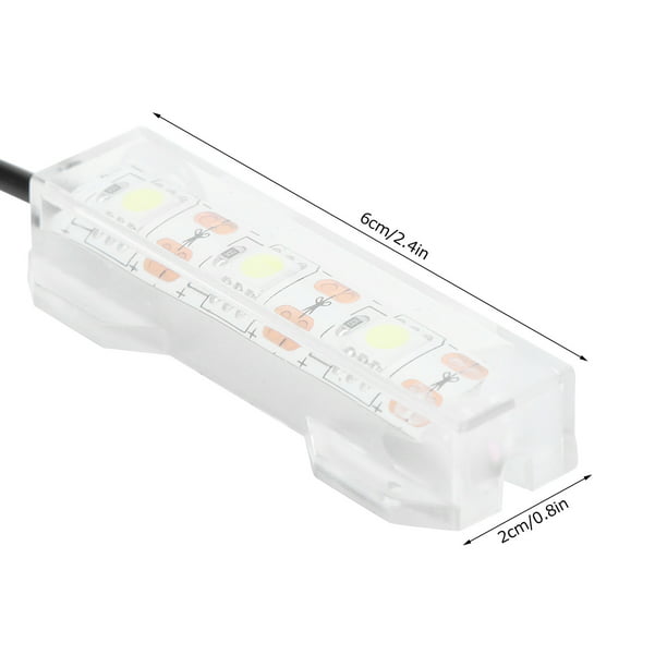 Lámpara de iluminación de acuario LED IP68 Luz subacuática impermeable para  pecera Ormromra LL-0319