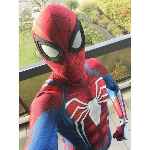Disfraz De Spiderman Niños Hombre Araña Cosplay Mascara