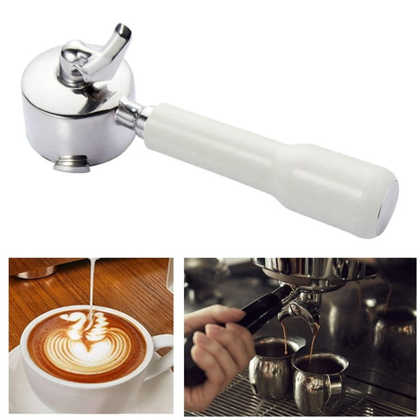 Portafiltro para cafetera de 51mm, boquils dobles para café, soporte  desmontable de limpiar para el Gloria Portafiltro Cafetera