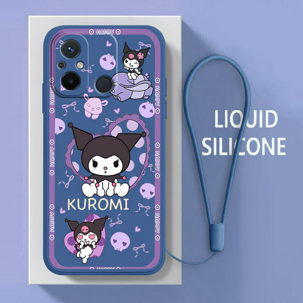 Kawaii Kuromi Anime para Xiaomi Redmi 12C 11 Prime A1 10 10X 9 9A 9T 9AT 8  8A 7 6 Pro 4G 5G funda de teléfono de cuerda líquida Coque Capa xuanjing