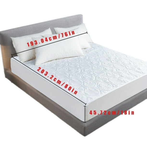 cubre colchon 100% impermeable cubrecolchon cobertores para de cama  transpirable 