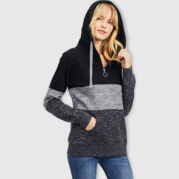 Gibobby Sudadera con cierre mujer, Sudadera Deportiva Mujer con Cierre,  Sudadera con Capucha de Manga Larga, Tops para Chicas Adolescentes, Ropa  estética(Blanco,M)