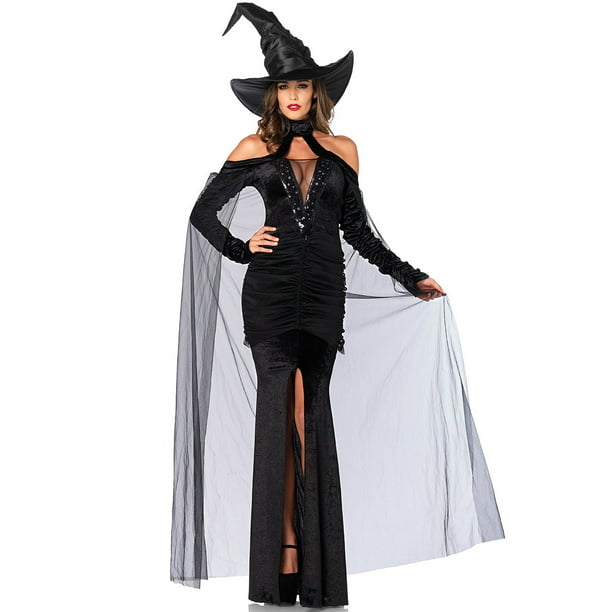 Nevada Pera promoción Disfraz Premium Adulto Leg Avenue Bruja-Halloween De Dama Color Negro  Talla:M | Walmart en línea