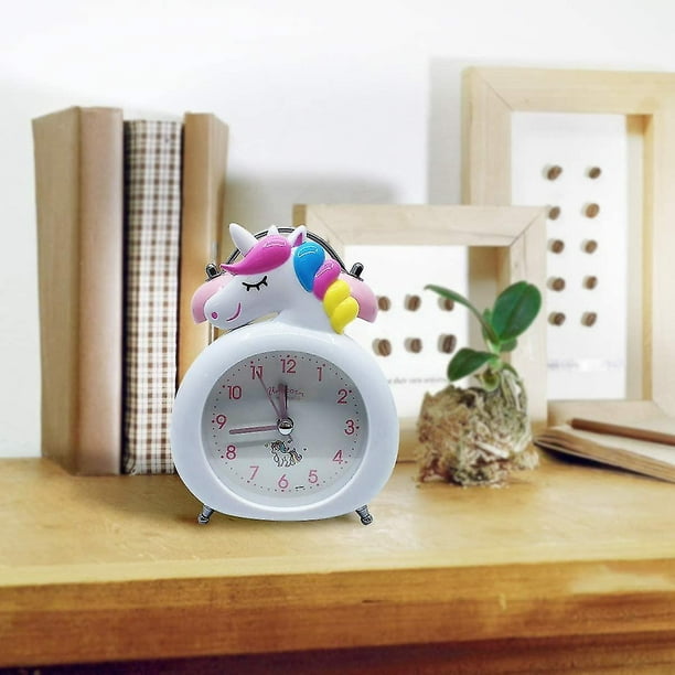  Reloj despertador de unicornio para niñas y niños