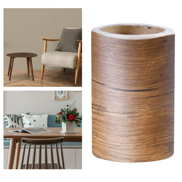 Cinta adhesiva marrón – 1 cinta de grano de madera de 16 pies / rollo –  Reparación de muebles con textura de madera realista – Cinta de pato de  madera
