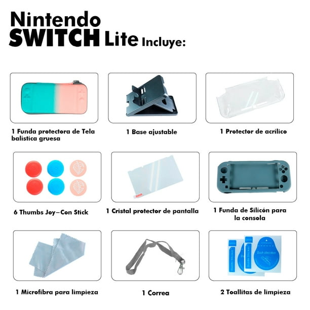 Funda y mica protectora amarilla Hyperkin Para Nintendo Switch Lite