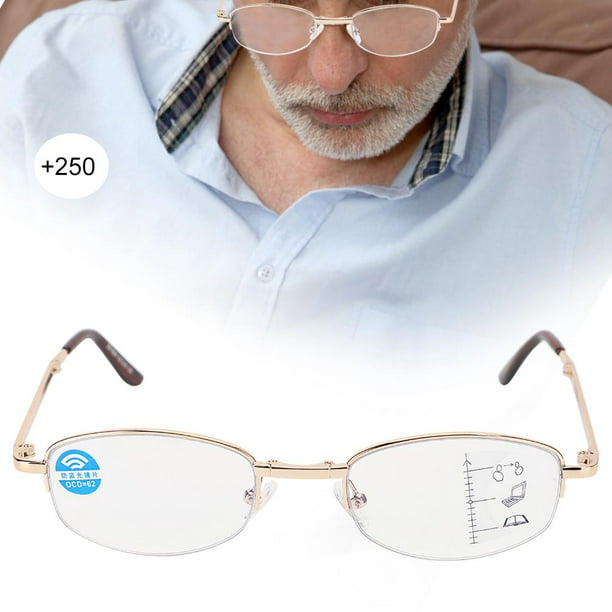 Gafas de lectura progresivas para Hombre, Gafas transparentes para Hombre