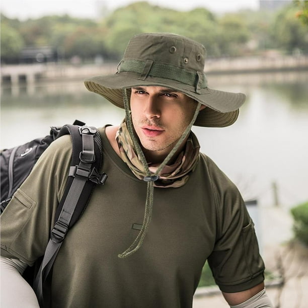 Gorro Cubo para el Sol Sombrero de Pesca Gorro Safari Boonie