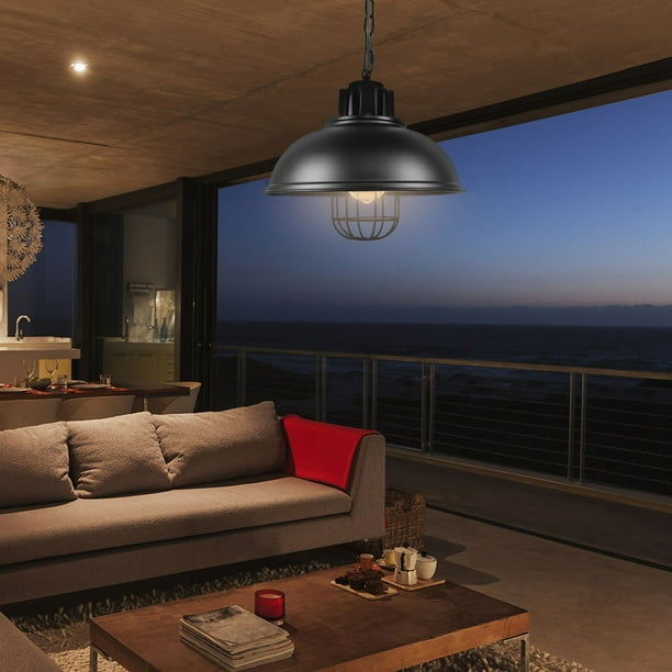 Lámparas colgantes de techo modernas para dormitorio, estudio, sala de  estar, balcón, acrílico, decoración del hogar en cuerpo de hierro blanco,  luz