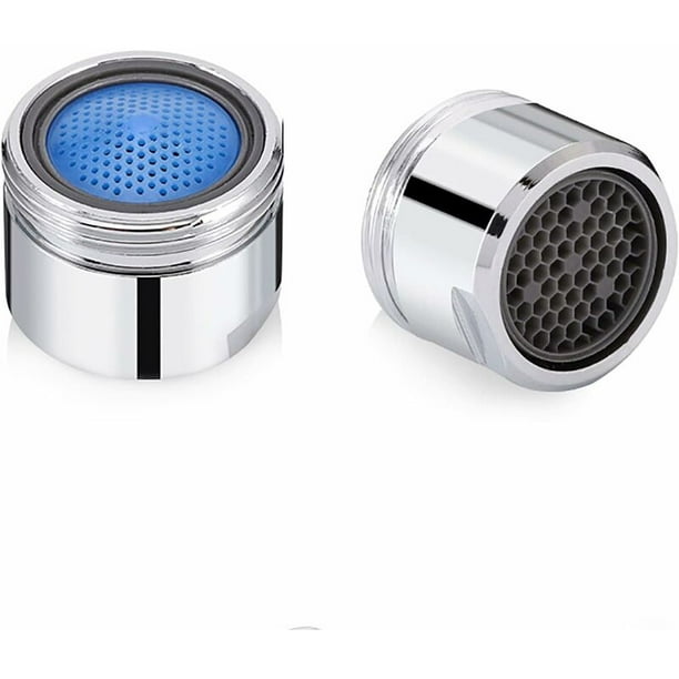Advancent Difusor de aireador para grifo de ducha de cocina, boquilla de  filtro de baño, cabezal de Metal plateado de repuesto para grifo Type2 NO2