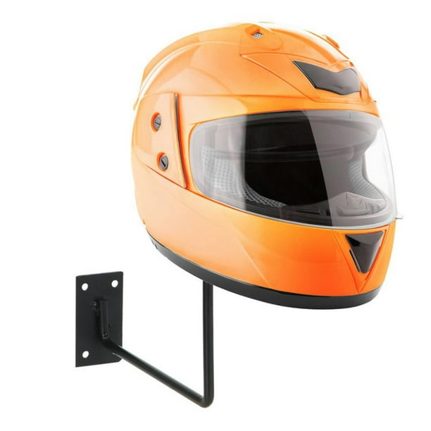 4 piezas soporte para casco de motocicleta chaqueta estante de  almacenamiento colgador de pared negro Macarena colgador de pared cascos de  moto