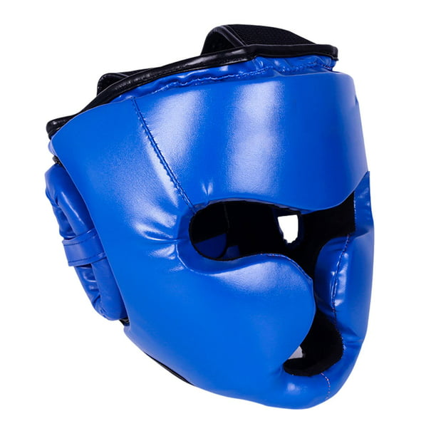Casco de boxeo para boxeadores Casco Protección para la cabeza Cuero  Protección para las mejillas Suave para la cabeza Sparring boxeo en  tailandia Thai 50 a 58CM DYNWAVEMX Casco de boxeo