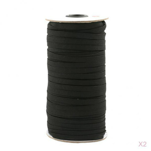 Cordón Elástico Elástico De 2x 90 Ropa, Vestido, Pantalones Deportivos,  Ajuste De Costura, Negro Sunnimix Costura con banda elástica