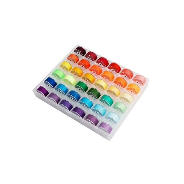 Carretes de hilo Multicolor para máquina de coser, bobinas de