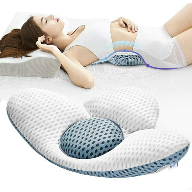 Almohada lumbar 3D, cojín lumbar para cama, disco lumbar, cojín de apoyo  lumbar para mujeres embarazadas, cojín de apoyo lumbar para dormir Levamdar