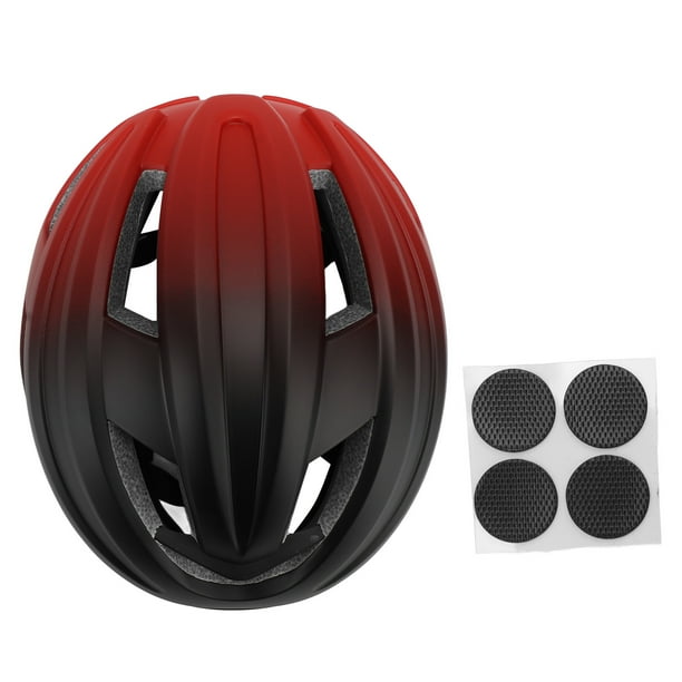 Casco XXL para bicicleta de carretera bicicleta de monta a casco de ciclismo con circunferencia de cabeza ancha Extra grande degradado negro y