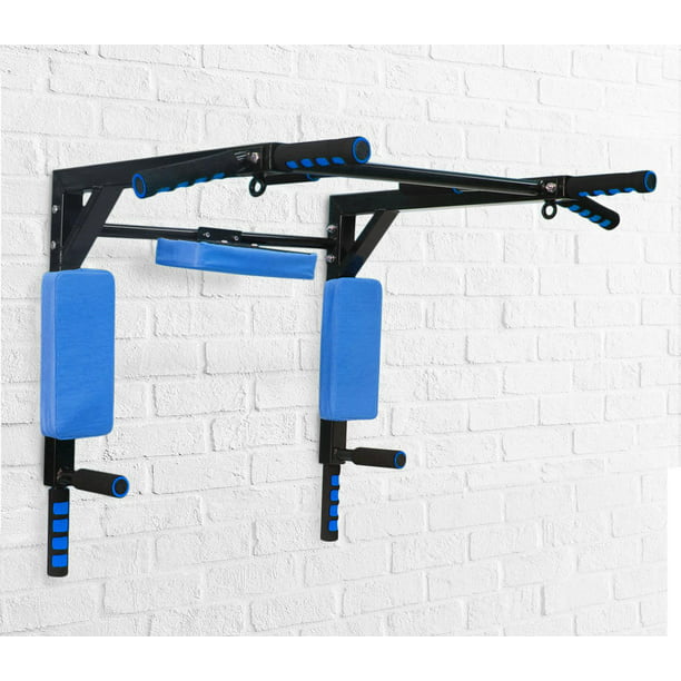 Gym Barra Para Dominadas Color 8 En 1 Uso Rudo fondos espalda uso domestico  azul Unitalla UrbanFit Pro AT17198