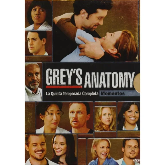 Grey ' S Anatomy Quinta Temporada 5 Cinco Dvd ABC STUDIOS Grey ' S Anatomy Quinta Temporada 5 Cinco Dvd