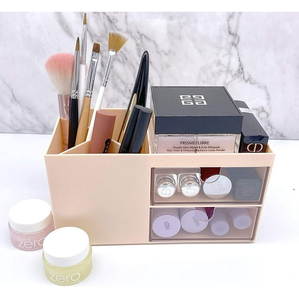 Caja organizadora de maquillaje, caja de almacenamiento para