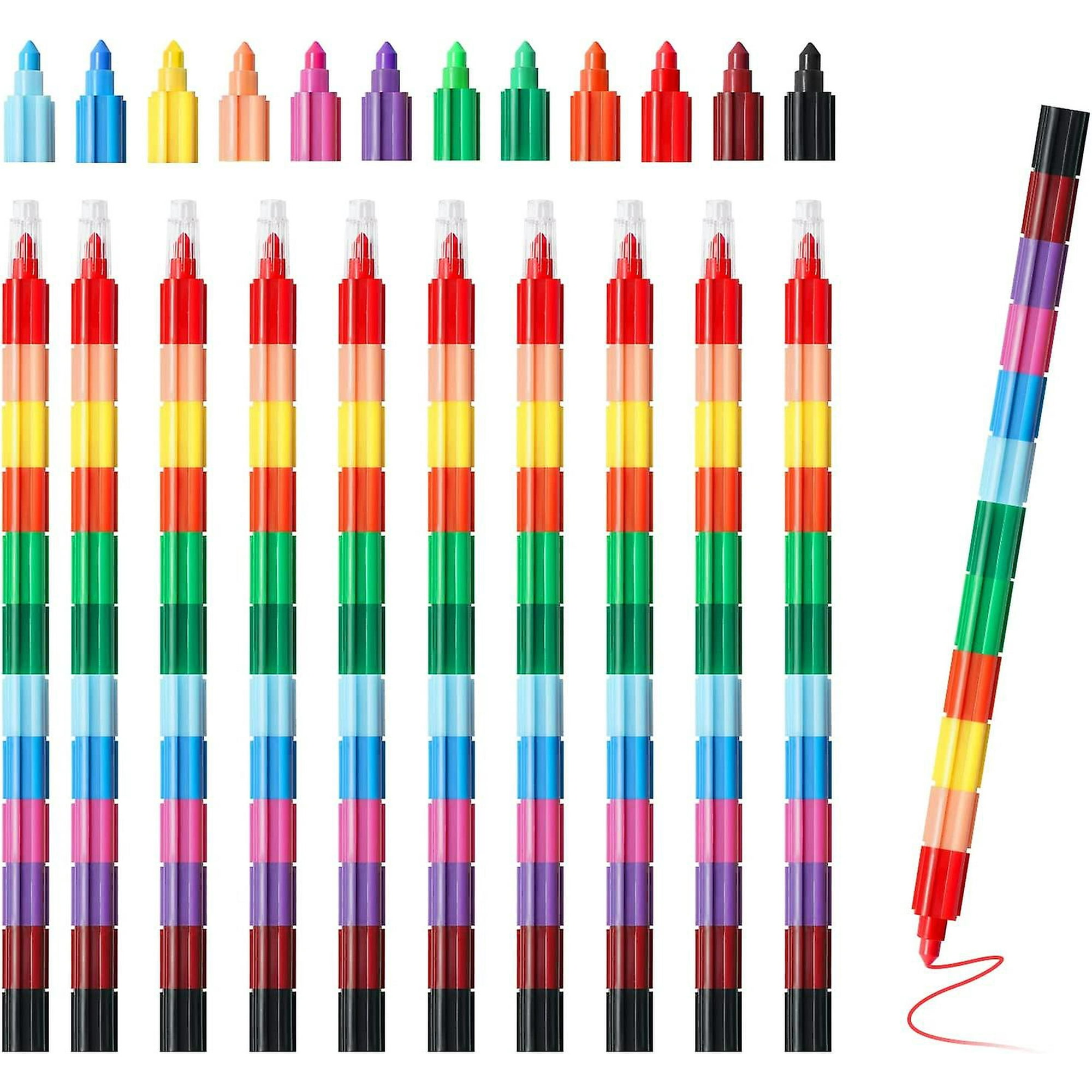 Lápices de colores de Navidad para niños, niñas, niños, estudiantes, regalo  de cumpleaños, 12 colores