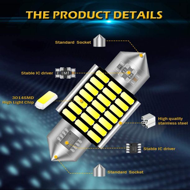 Bombilla Led Festoon 31 mm C5W Canbus