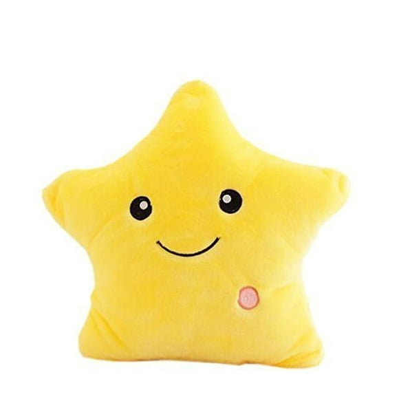 fox new colorful glowing led luminous star almohada almohada suave juguetes de peluche regalos para adepaton ln24262