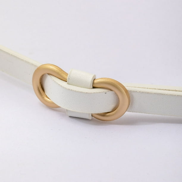 Cinturones de mujer de ocio Cinturón de cintura fina ajustable