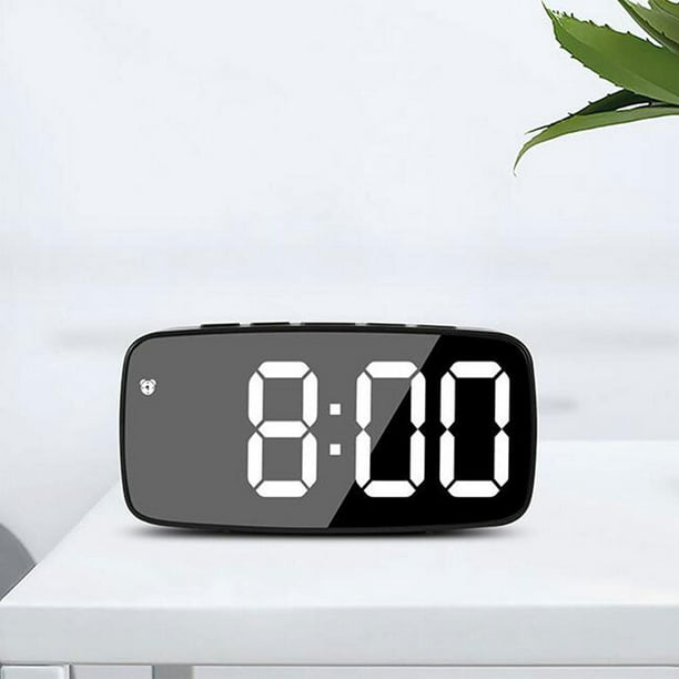 Reloj digital de 8 alarmas, pantalla extra grande de pared, calendario  digital de día, con reloj despertador no abreviado para personas mayores  con