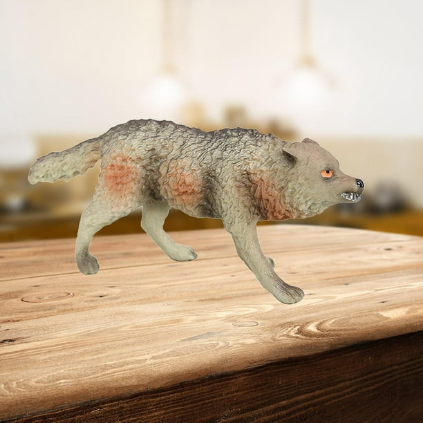 Colección de estatuas de juguetes de Juguete educativo para Yotijar  Animales de lobos silvestres | Walmart en línea