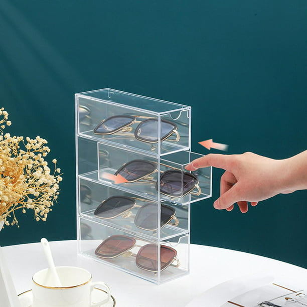 Cajas organizadoras acrílico transparente para cosméticos, caja de