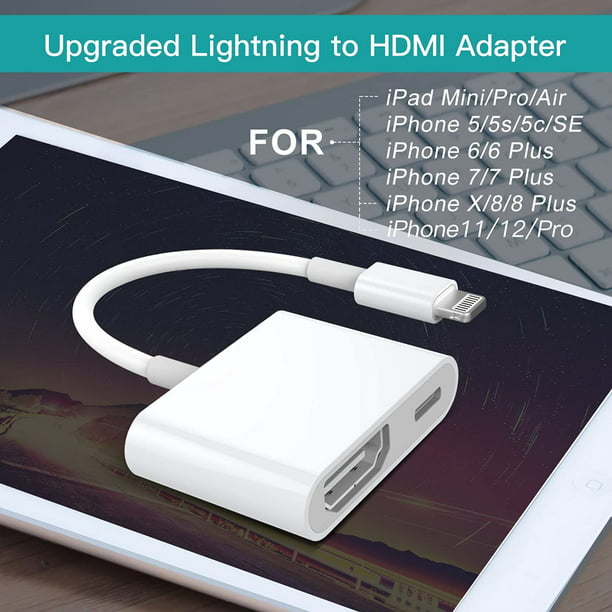 Adaptador Lightning Hdmi Usb Para iPad iPhone