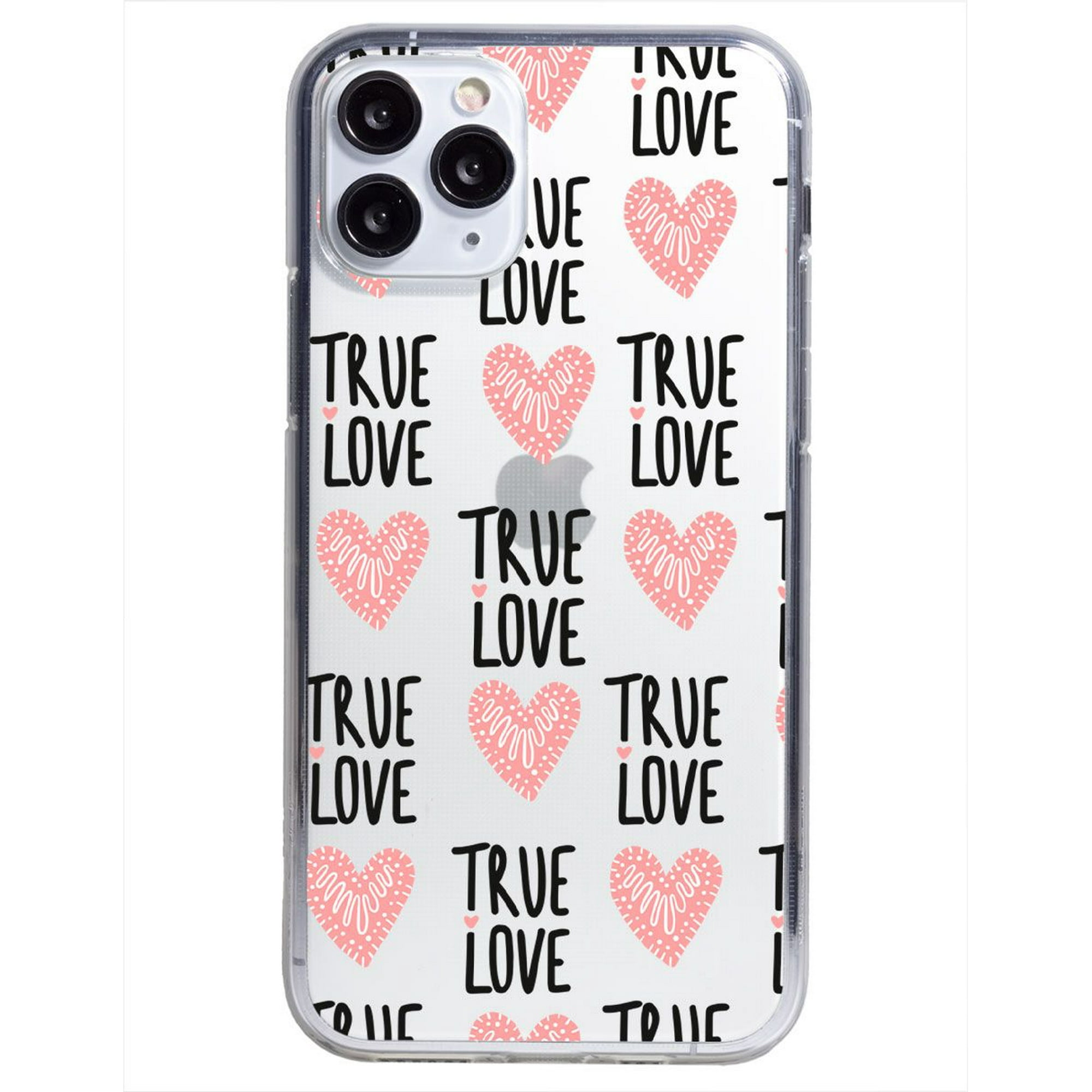 Funda para iphone 11 pro max corazones true love, uso rudo, instacase protector para iphone 11 pro max antigolpes, case corazones true love