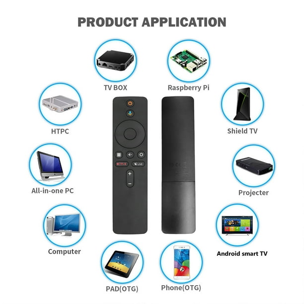 Control remoto para Xiaomi Mi TV Stick/MI Box 4S 4K, control remoto de  repuesto para Xiaomi Mi TV Stick con Bluetooth y control de voz