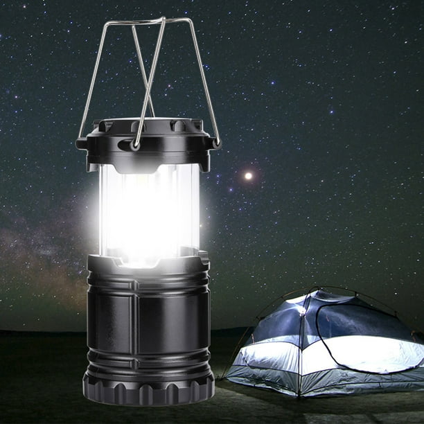 Irfora Luz de camping al aire libre Linterna de camping retro Luz de noche  recargable por USB Lámpara de emergencia Atenuación continua para acampar