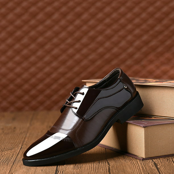 Zapatos cómodos para hombre, cómodos, de negocios, de caballero, de vestir  a punta, para hombre, tamaño: 40 (negro)